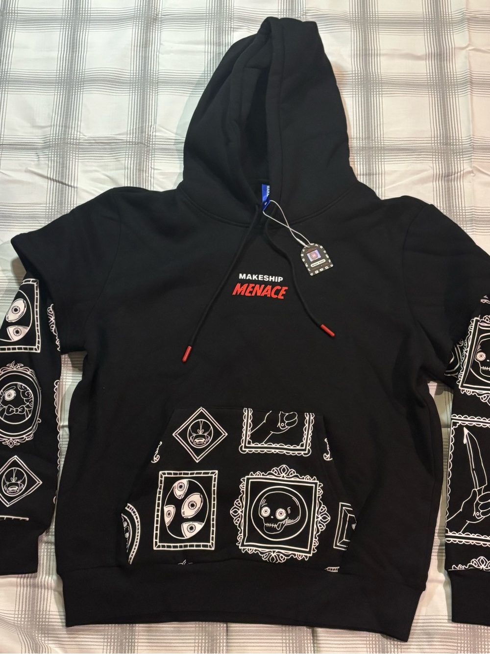 Makeship Menace Hoodie 2024‎ Medium Black NWT in packaging